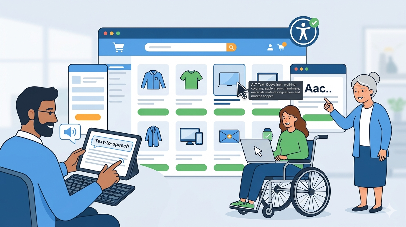 Mehr Verkäufe durch barrierefreie Onlinehsops