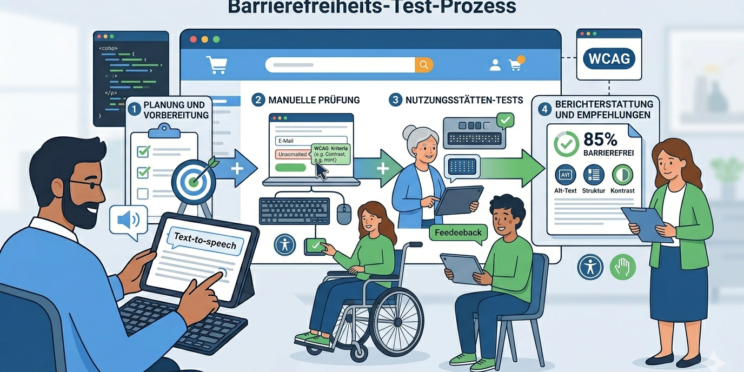 Ablauf Barrierefreiheits-Test